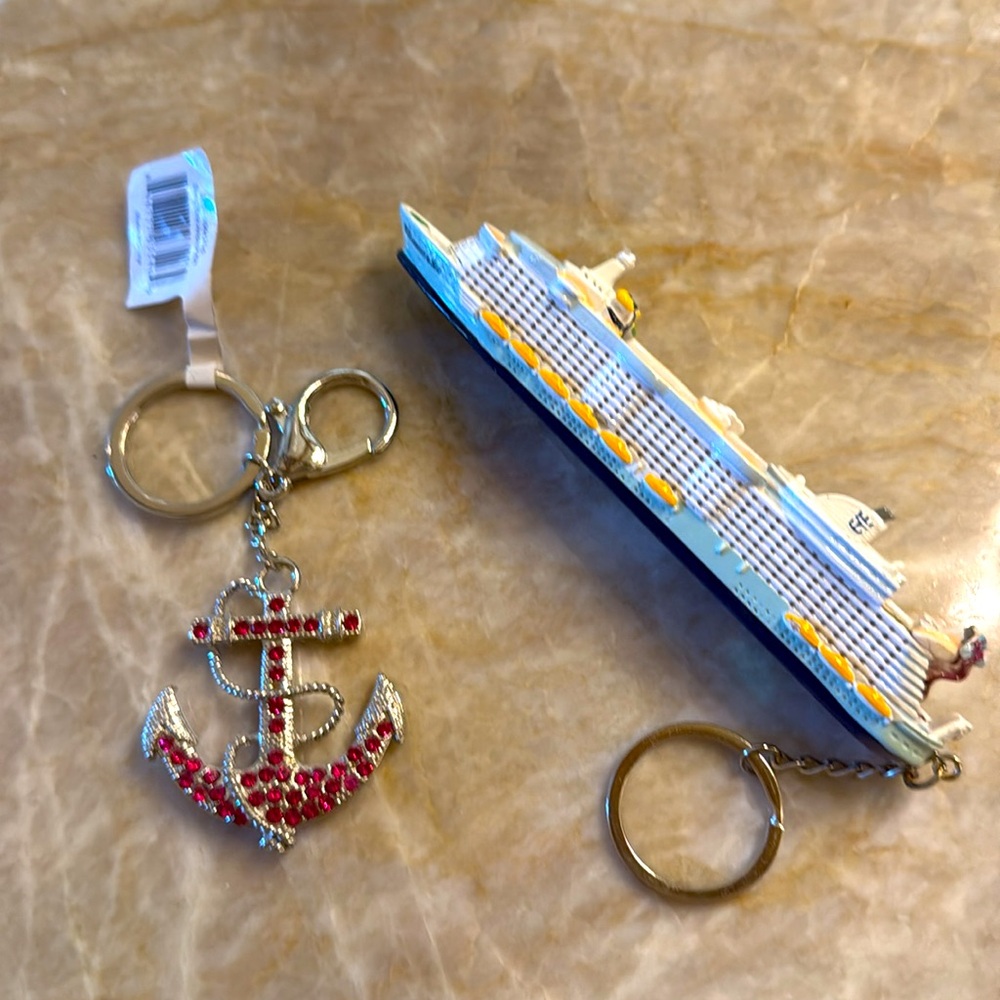 Royal Caribbean Keychains Set of 2